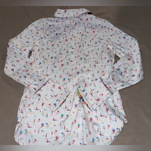 Robert Graham Women Long Sleeve Top - Picture 3 of 7